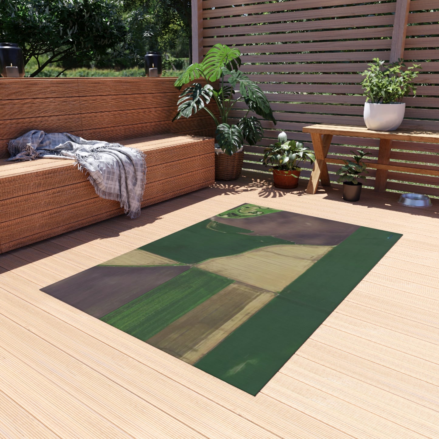 Farm Toy Play Rug - Nebraska Farmland