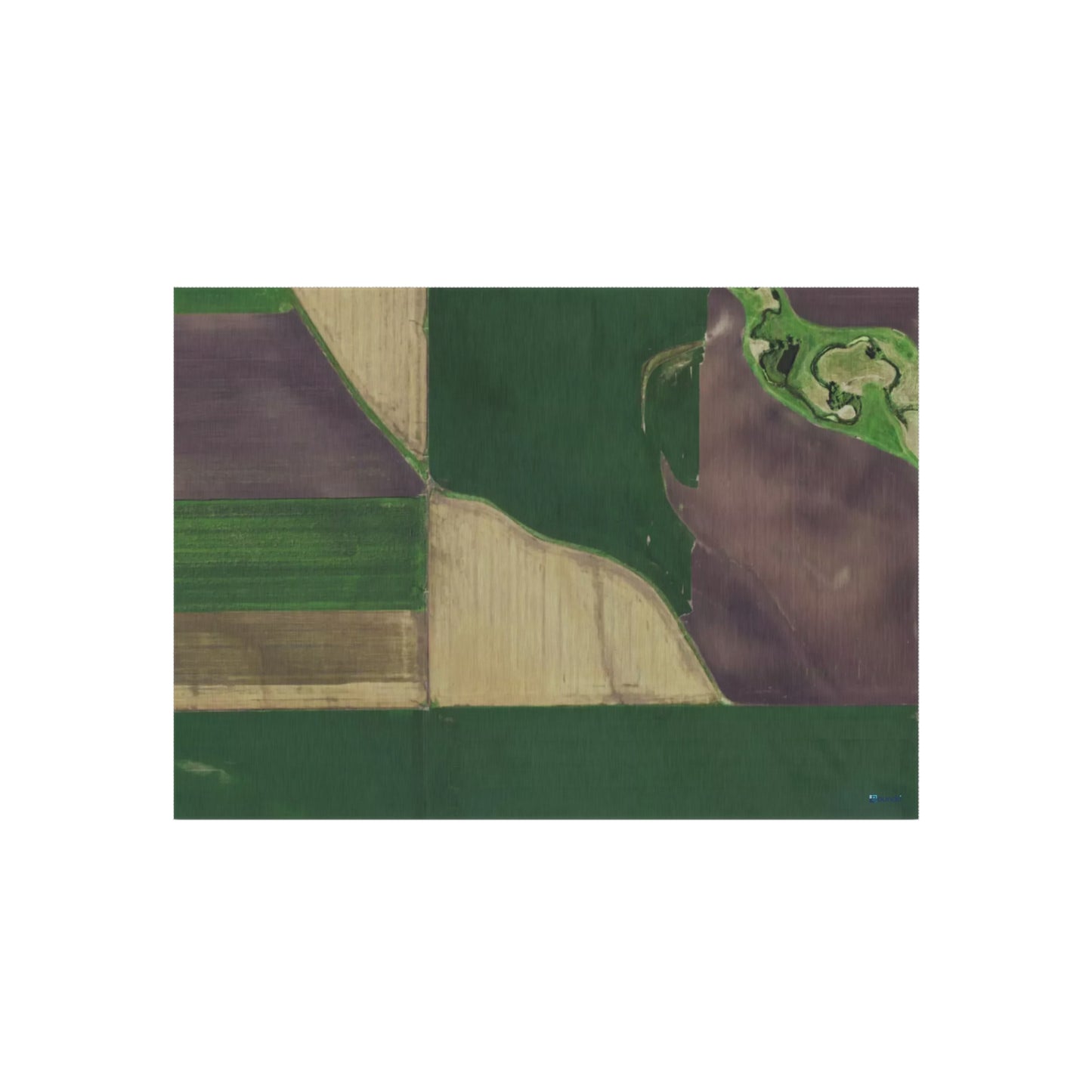 Farm Toy Play Rug - Nebraska Farmland