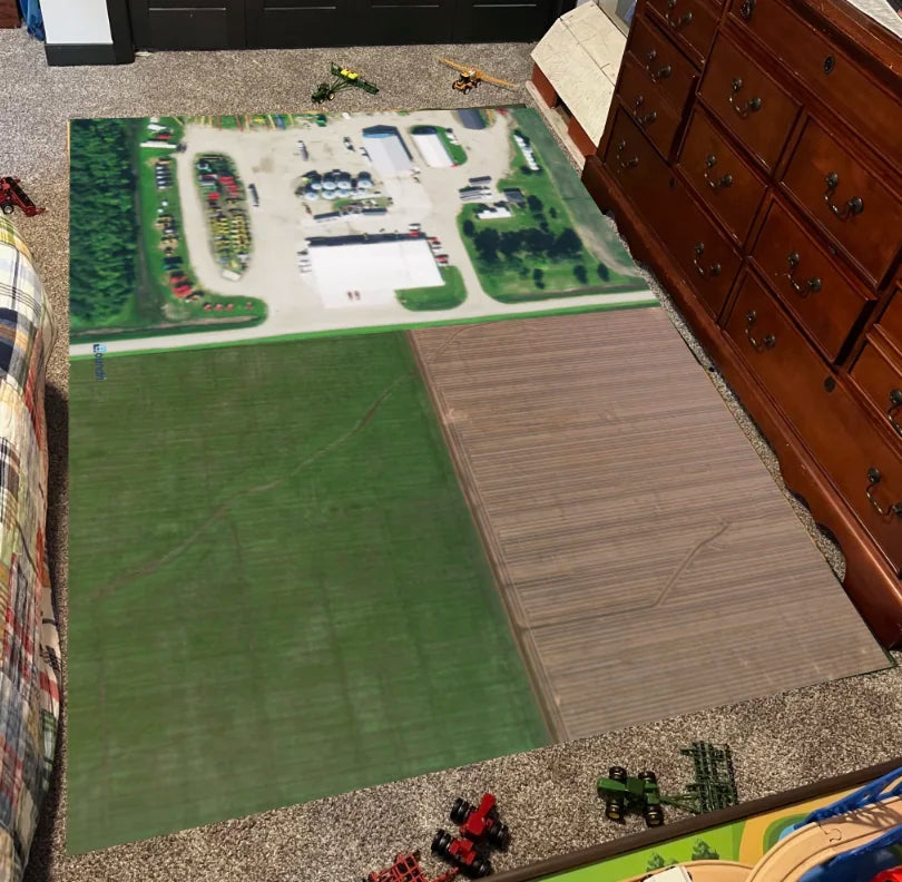 Dual Custom Map Play Rug