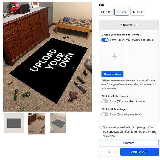 Upload Your Image Rugs